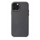 Cover for iPhone 12 Pro Max Real Leather Black by Decode