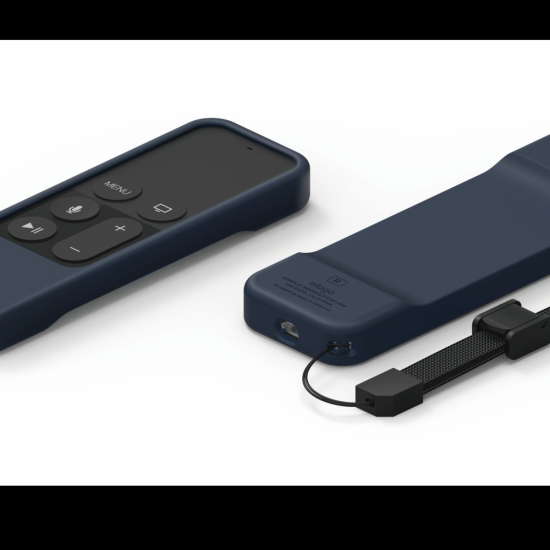  R1 Intelli Case [JEAN INDIGO]-[HEAVY SHOCK ABSORPTION][MAGNET TECHNOLOGY][LANYARD INCLUDED] for apple TV Remote