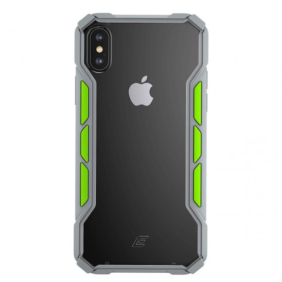 Cover Element Case Rally Drop Tested case for iPhone XS  gray & Lime by Element Case