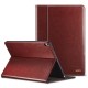 cover iPad pro 10.5 inch Case with Apple Pencil Holder & Premium Leather Business Multi Functional Folio Stand Cover Hand Strap Organizer Pocket  color brown by ESR