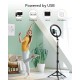  Ring Light with Phone Holder 160 cm hieght  by esrgear