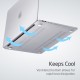 cover for Mac Book Air 13.3 inch modell 2013 to 2017 clear by esrgear