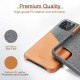 cover iPhone 11 pro Metro Wallet Case Gray & Brown by esrgear