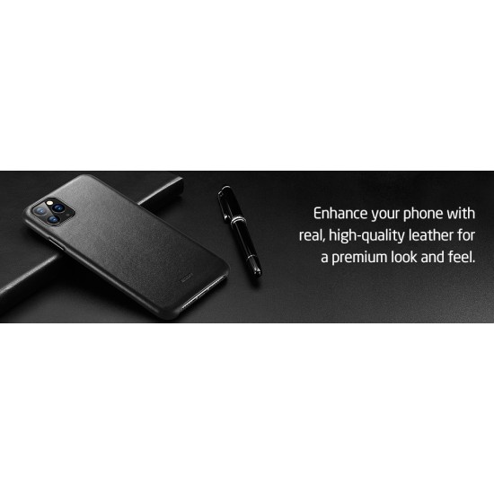  iPhone 11 Pro Max Metro Premium Leather Case black by esr-gear 