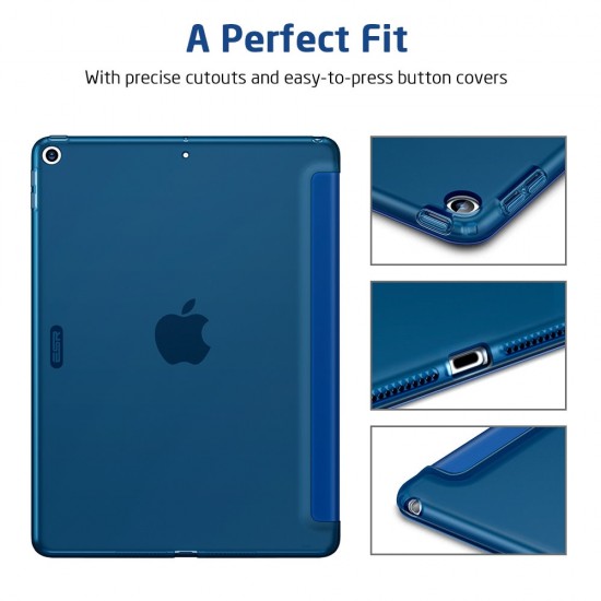 cover for ipad 10.2 inch Rebound Jelly Navy Blue by esrgear