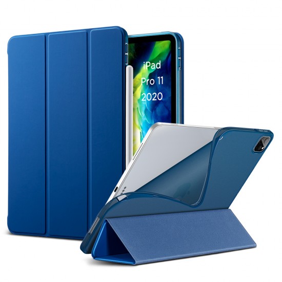 cover for ipad pro 11 inch 2020 Rebound without Hasp Navy Blue by esrgear