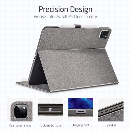 cover for ipad pro 12.9 inch 2020 Simplicity Holder Twilight withe pencil holder by esrgear