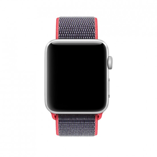 APPLE Band 42mm pink withe gray Nylon