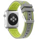 APPLE Band 42mm soft silicon gray withe yelow