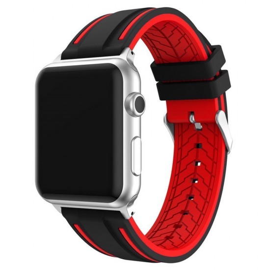 APPLE Band 42mm soft silicon red