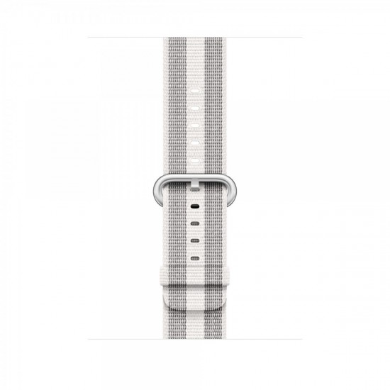 APPLE Band 42mm White Stripe Woven Nylon