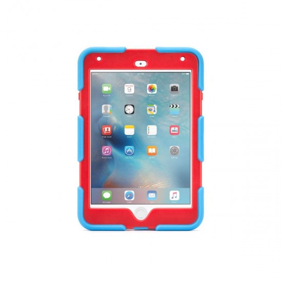 GRIFFIN SURVIVOR ALL TERRAIN TABLET FOR IPAD MINI 4 - MALIBU BLUE/RED/RED