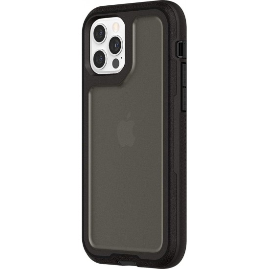 Cover for iPhone 12 Pro Max Survivor Extrem Asphalt Black by griffin