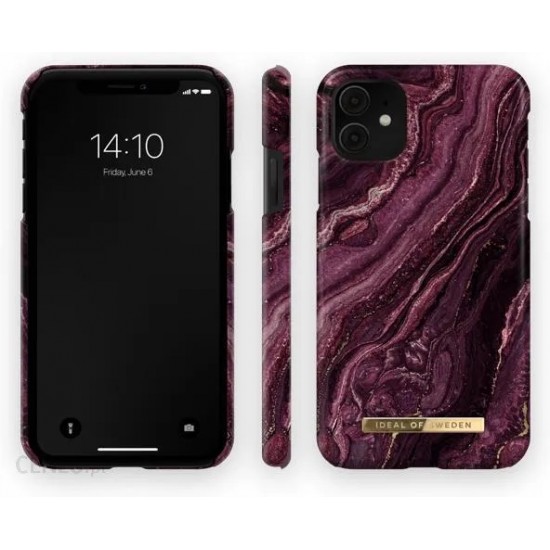 iDeal Of Sweden Hard Case for Apple iPhone 11 and iPhone XR Golden Plum