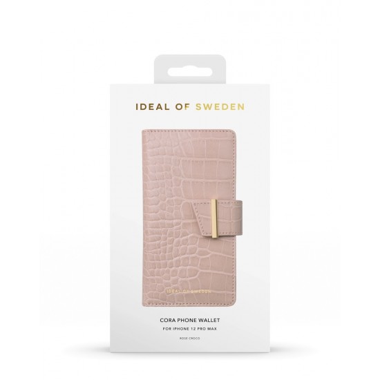 iDeal of Sweden Cora Phone Wallet for iPhone 12 Pro Max  Rose Croco