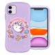 iFace x Pusheen The Cat First Class Series iPhone 11 Cute Dual Layer Hybrid Shockproof Protective  pusheenicorn purple 