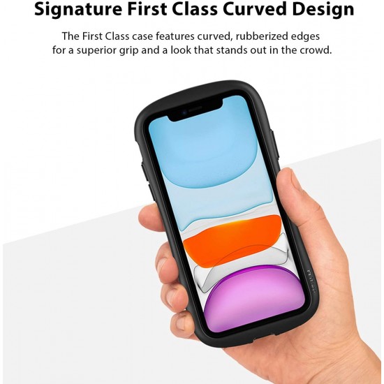 iFace First Class Series for iPhone 11 Case Cute Dual Layer TPU and Polycarbonate Hybrid Shockproof Protective Cover white & black 