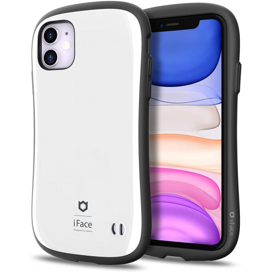 iFace First Class Series for iPhone 11 Case Cute Dual Layer TPU and Polycarbonate Hybrid Shockproof Protective Cover white & black 