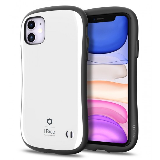 iFace First Class Series for iPhone 11 Case Cute Dual Layer TPU and Polycarbonate Hybrid Shockproof Protective Cover white & black 