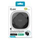 Wireless Charging 15 W Qi Fast WITHE WALL CHARGER BLACK BY ILUV