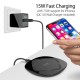 Wireless Charging 15 W Qi Fast WITHE WALL CHARGER BLACK BY ILUV