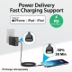 Fast Charging USB C to Lightning Cable 3ft black by iluv