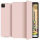 DuraPro Protective Case with Pencil Holder pink for iPad Pro 12.9 inch 2018 to 2021 BY JCPal