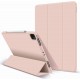 DuraPro Protective Case with Pencil Holder pink for iPad Pro 12.9 inch 2018 to 2021 BY JCPal