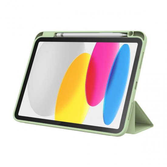 JCPal DuraPro Protective Case with Pencil Holder Light Green for iPad 10.9 inch