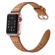 Apple Watch Luna strap band  Style Leather  brown 42 & 44 mm by jinya