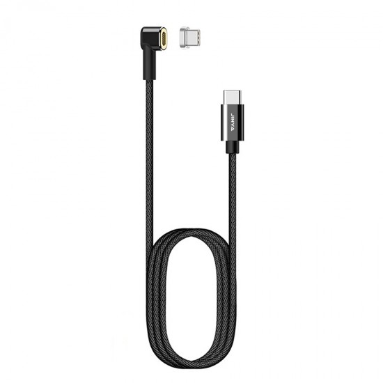  Type C Magnet Cable For Macbook Charg Premium Magnetic Connector 87W 4.35A Max 2 Meter  Black by jinya