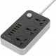 Ldnio 3 Port 6 USB Universal Power Socket 3 mters 