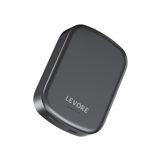 Levore 2 in 1 Magnetic Wireless Power Bank PD 20W 10000 mAh Black