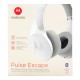 MOTOROLA PULSE ESCAPE BLUETOOTH OVER-EAR HEADPHONES WITH MIC - white