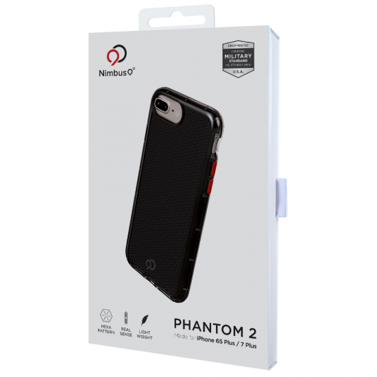 CASES iPhone 6s Plus / 7 Plus / 8 Plus - Phantom 2 Black - nimbus9usa