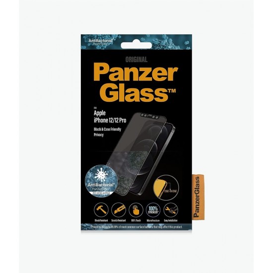 PanzerGlass CamSlider Privacy Screen Protector Apple iPhone 12 Pro Edge-to-Edge