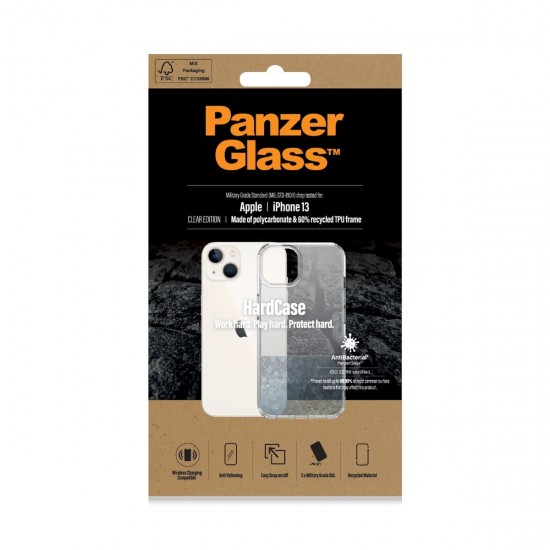 PANZERGLASS HARD CASE FOR IPHONE 13 CLEAR