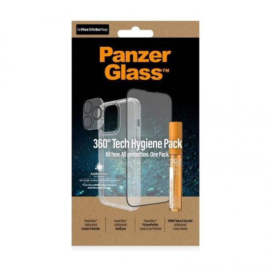 PanzerGlass 360 Tech Hygiene Pack iPhone 13 Pro Max Privacy