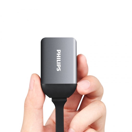 USB Type C to  VGA & HDMI 4K Adapter by philips