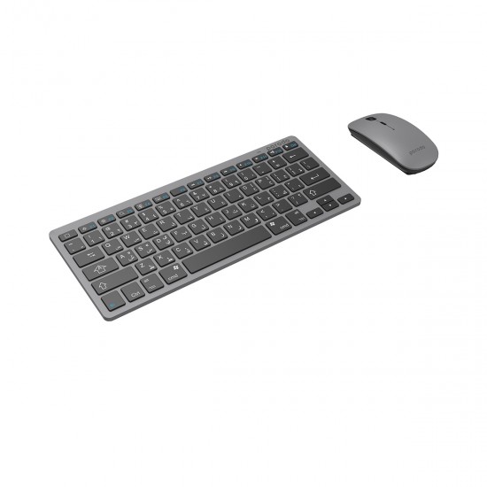 Porodo Super Slim And Portable Wireless Bluetooth Keyboard with Mouse