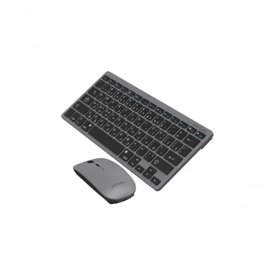 Porodo Super Slim And Portable Wireless Bluetooth Keyboard with Mouse