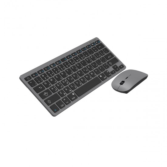 Porodo Super Slim And Portable Wireless Bluetooth Keyboard with Mouse