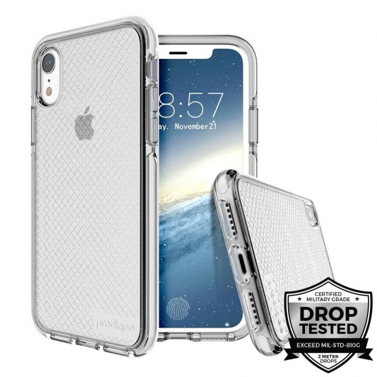 cover iPhone X S R Safetee Steel clear & Silver by iamprodigee