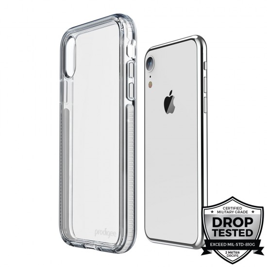 iamprodigee iPhone X S Max Safetee Steel clear & Silver  