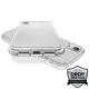 iamprodigee iPhone X S Max Safetee Steel clear & Silver  