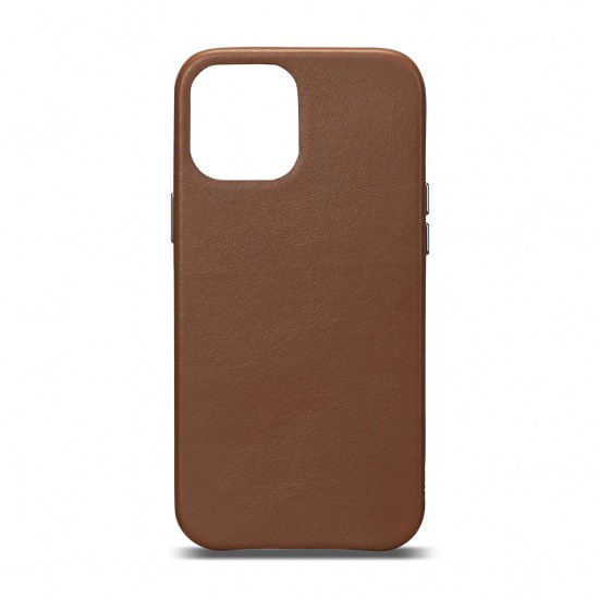 Cover for iPhone 12 Pro Max Real Leatherskin Toffee by Sena