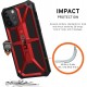 Urban Armor Gear Monarch Case For iPhone 12 Pro Max Crimson And Black