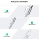 UGREEN USB-C CABLE TO USB 1M NYLON WHITE