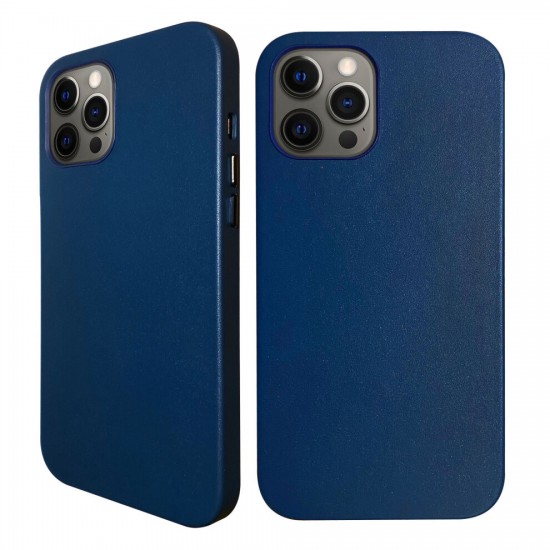 iPhone 12 Pro Max Magnetic Genuine Leather Case Navy by Uunique