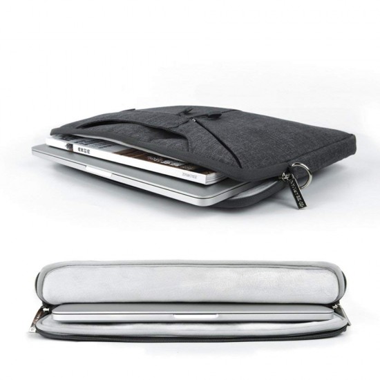 bag for laptop size 13.3 inch pocket slim case black - by wiwu